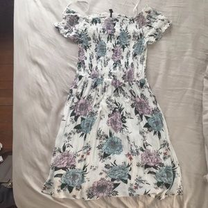 Scrunch floral dress
